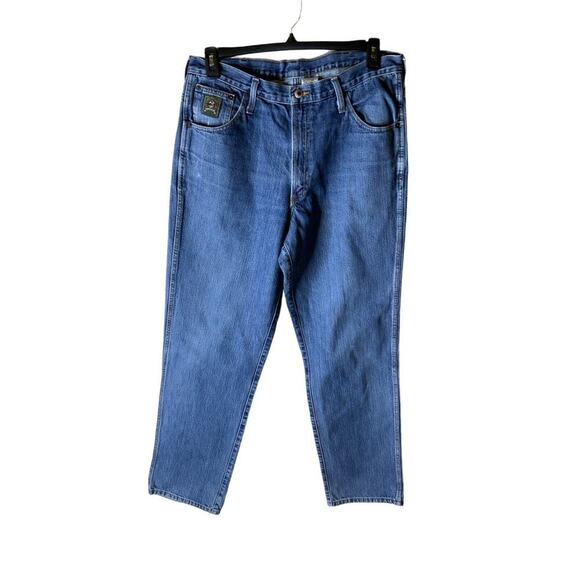 Cinch Jeans Mens Size 34X33 Western Cowboy Rodeo Straight Classic Blue Denim - Picture 1 of 10